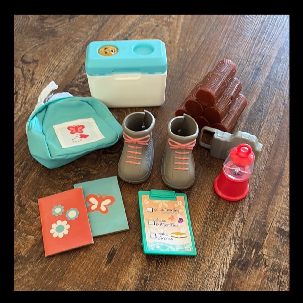 Colorful Toy Camping/ beach Sets 18” doll